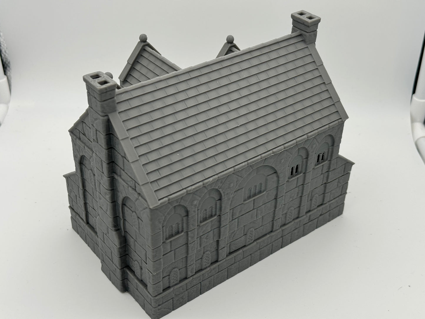 Foto do produto Tabletop 28mm The Printing Goes Ever On (TPGEO) 0: Gasthaus Ivory City - Edifício Reino de Gonthan - Terreno de Tabuleiro Inn