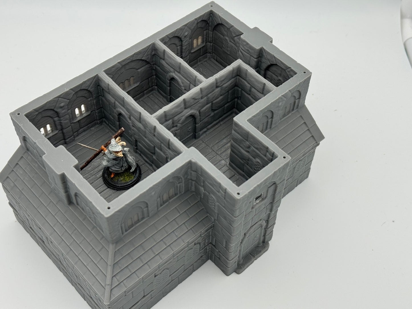 Foto do produto Tabletop 28mm The Printing Goes Ever On (TPGEO) 0: Gasthaus Ivory City - Edifício Reino de Gonthan - Terreno de Tabuleiro Inn
