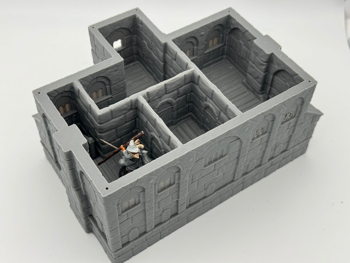 Foto do produto Tabletop 28mm The Printing Goes Ever On (TPGEO) 0: Gasthaus Ivory City - Edifício Reino de Gonthan - Terreno de Tabuleiro Inn