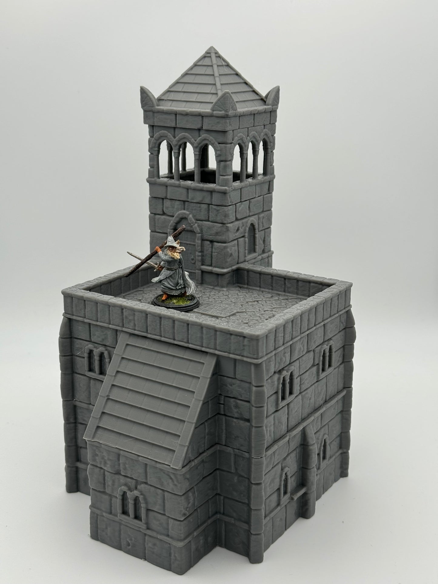 Foto do produto Tabletop 28mm The Printing Goes Ever On (TPGEO) 0: Câmara Municipal da Cidade de Marfim - Edifício do Reino de Gonthan - Terreno de Tabletop Câmara Municipal