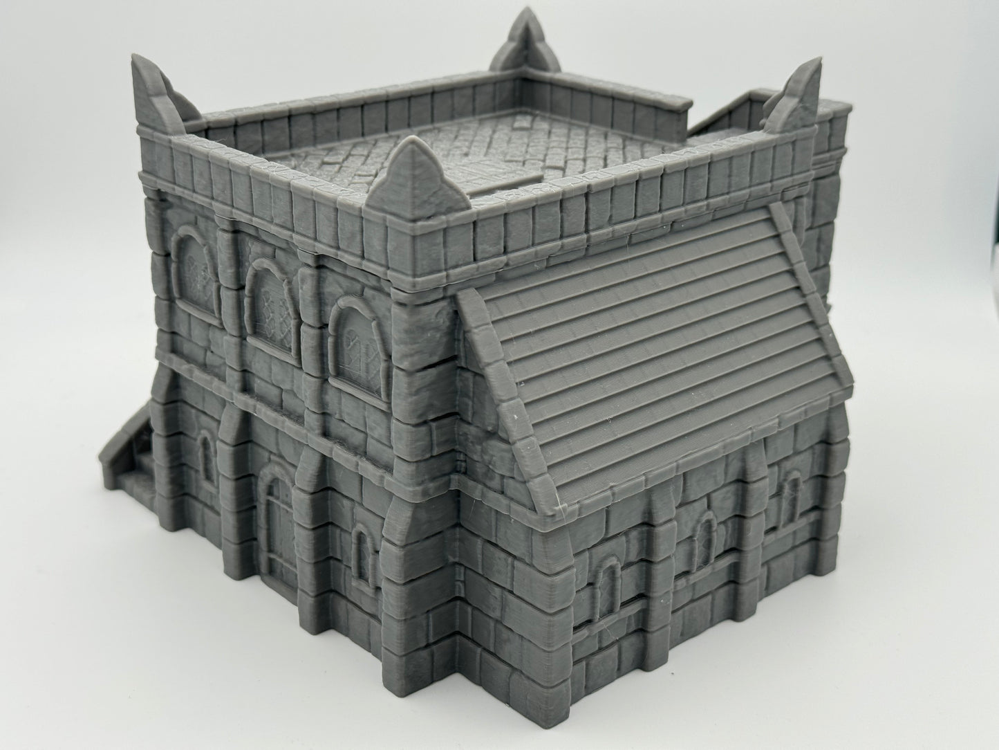 Produktová fotografie Tabletop 28mm The Printing Goes Ever On (TPGEO) 0: Obchodní místo Ivory City - Budova království Gonthan - Obchodní hala Tabletop terén