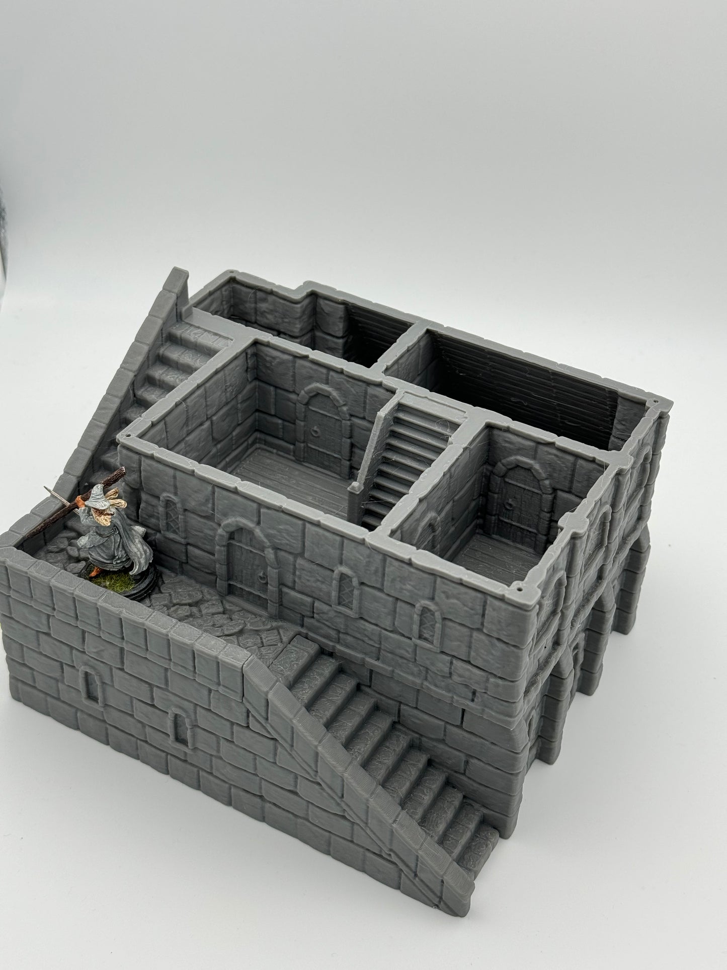 Produktová fotografie Tabletop 28mm The Printing Goes Ever On (TPGEO) 0: Obchodní místo Ivory City - Budova království Gonthan - Obchodní hala Tabletop terén
