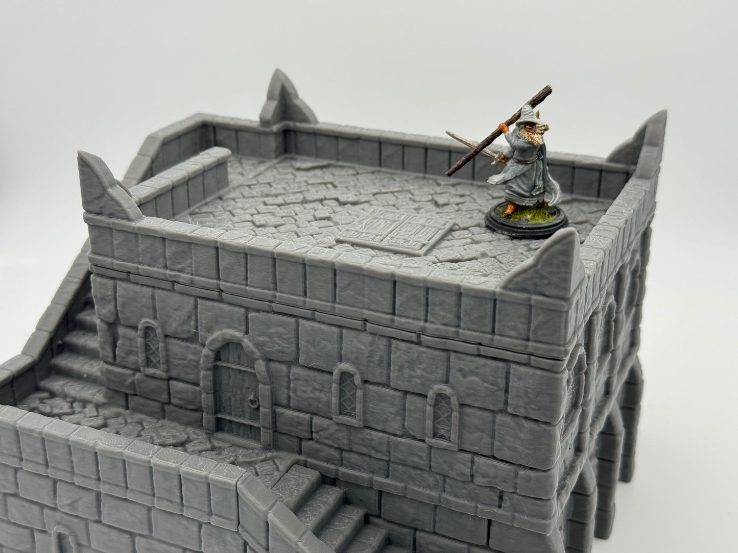 Produktová fotografie Tabletop 28mm The Printing Goes Ever On (TPGEO) 0: Obchodní místo Ivory City - Budova království Gonthan - Obchodní hala Tabletop terén