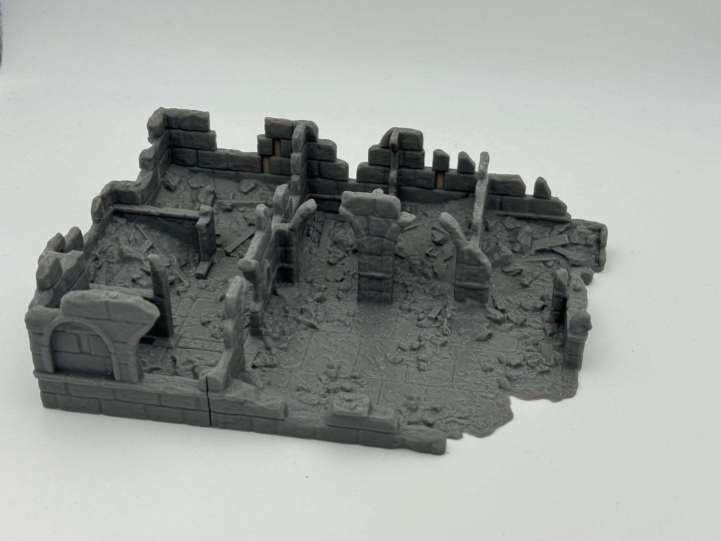 Foto do produto Tabletop 28mm The Printing Goes Ever On (TPGEO) 0: Ruínas de Estábulos da Cidade de Marfim - Edifício do Reino de Gonthan - Terreno de Tabletop Ruínas de Estábulos
