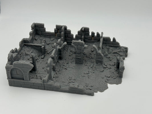 Product photo Tabletop 28mm The Printing Goes Ever On (TPGEO) 0: Stables Ruins Ivory City - Kingdom of Gonthan - Tabletop Terrain