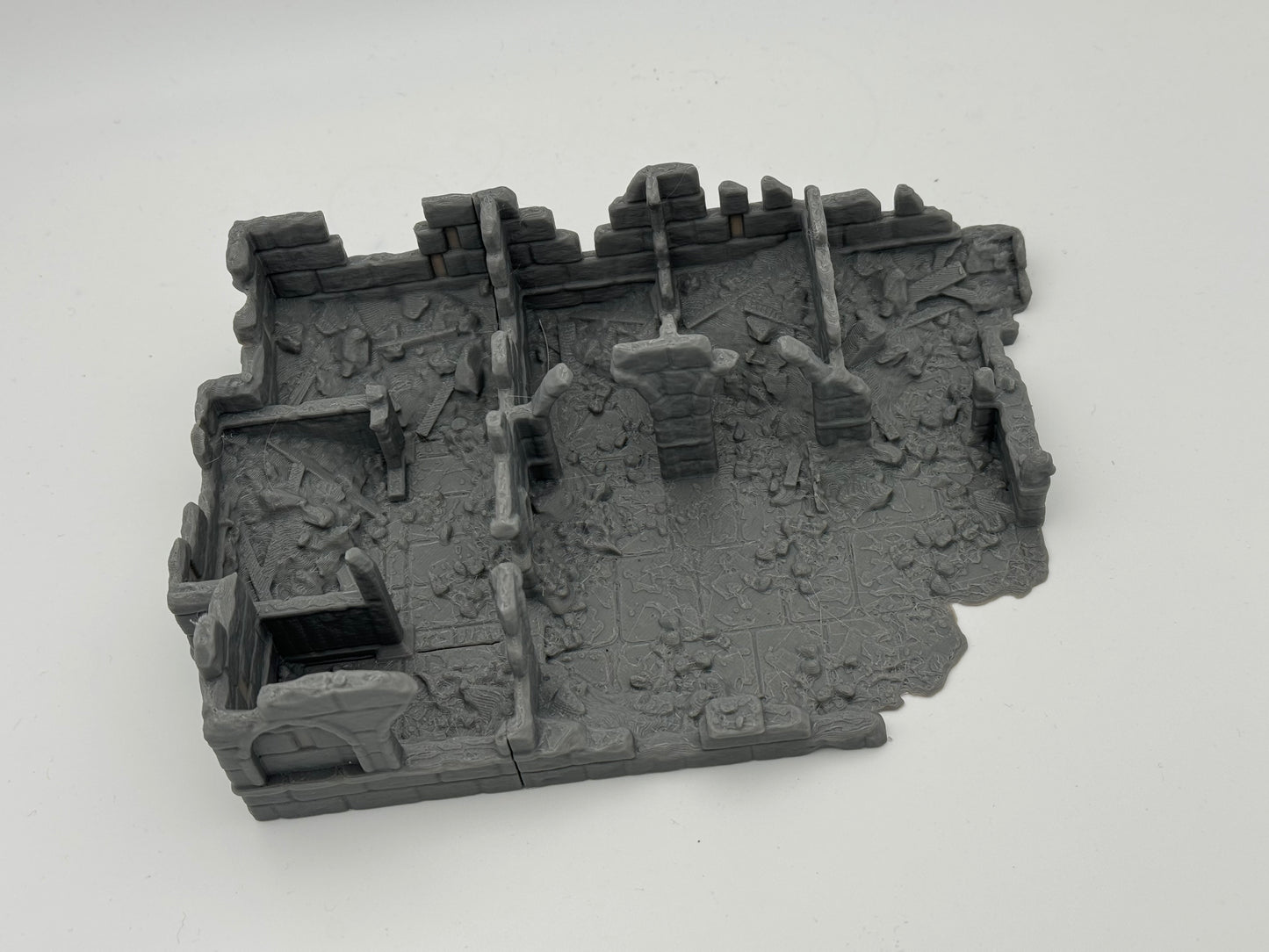 Foto do produto Tabletop 28mm The Printing Goes Ever On (TPGEO) 0: Ruínas de Estábulos da Cidade de Marfim - Edifício do Reino de Gonthan - Terreno de Tabletop Ruínas de Estábulos