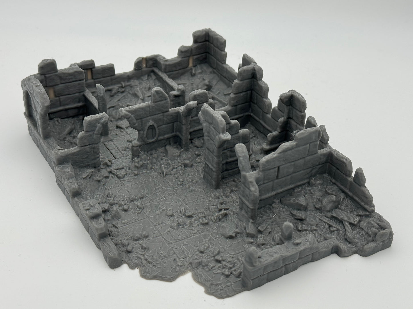 Foto do produto Tabletop 28mm The Printing Goes Ever On (TPGEO) 0: Ruínas de Estábulos da Cidade de Marfim - Edifício do Reino de Gonthan - Terreno de Tabletop Ruínas de Estábulos