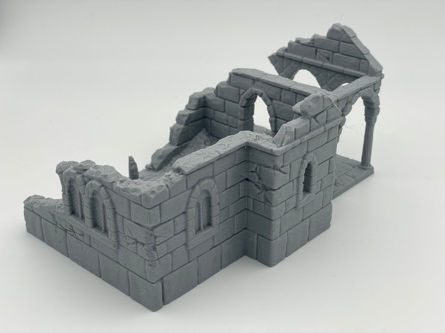 Produktová fotografie Tabletop 28mm Tisk pokračuje stále dál (TPGEO) 0: Ruina středověkého obytného domu A1 - Zbytky budovy z lidského království Gonthan
