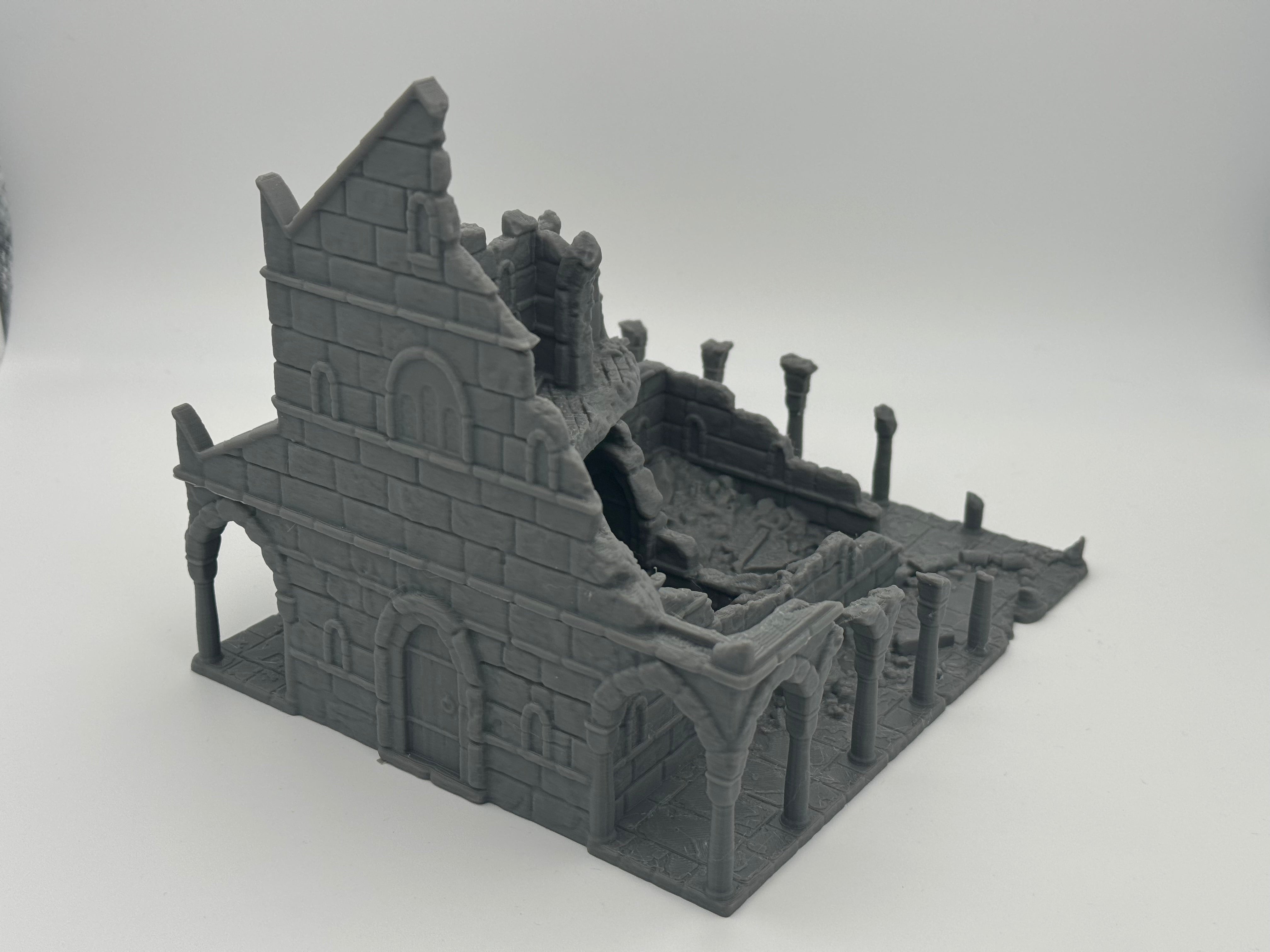 Haus A Ruinen Ivory City - Gebäude Königreich Gonthan - Tabletop Terra – 3drifter Haus A Ruinen Ivory City - Gebäude Königreich Gonthan - Tabletop Terra – 3drifter