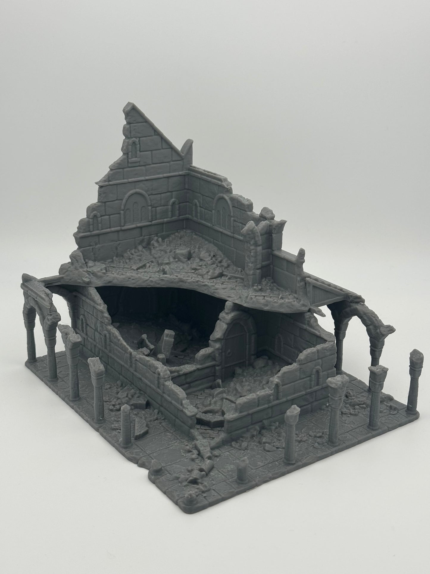 Foto do produto Tabletop 28mm The Printing Goes Ever On (TPGEO) 0: Casa A Ruínas Cidade de Marfim - Edifício Reino de Gonthan - Terreno de Tabletop