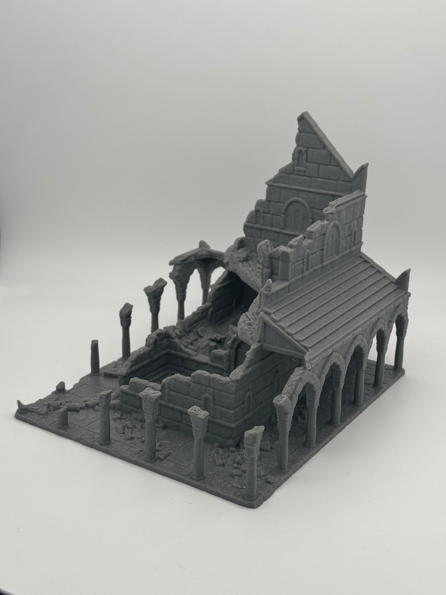 Foto do produto Tabletop 28mm The Printing Goes Ever On (TPGEO) 0: Casa A Ruínas Cidade de Marfim - Edifício Reino de Gonthan - Terreno de Tabletop