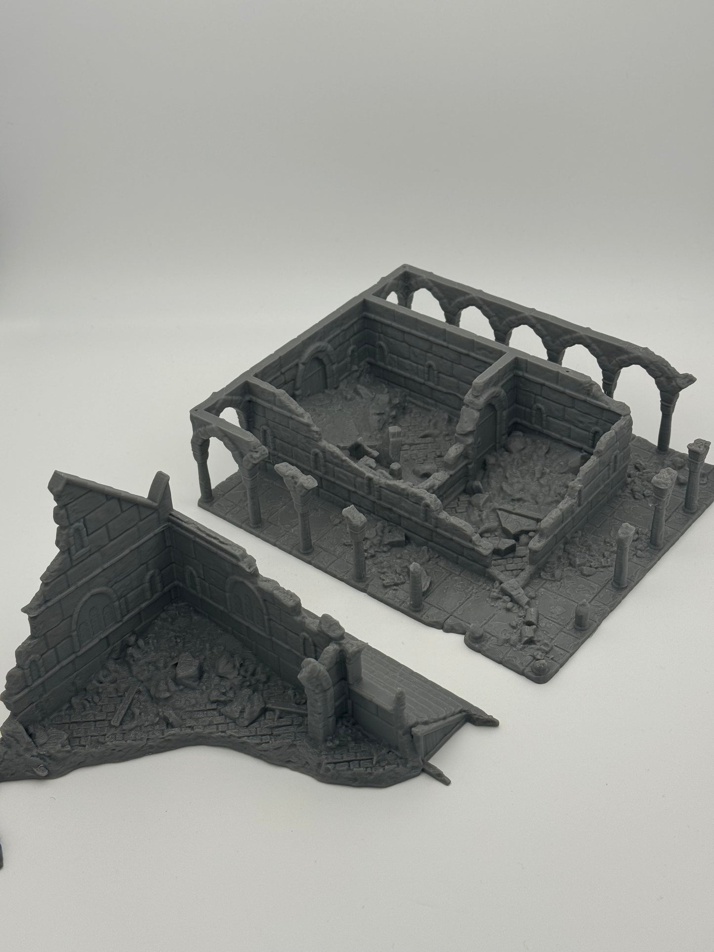 Foto do produto Tabletop 28mm The Printing Goes Ever On (TPGEO) 0: Casa A Ruínas Cidade de Marfim - Edifício Reino de Gonthan - Terreno de Tabletop