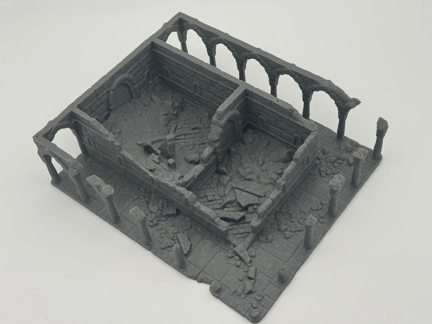 Foto do produto Tabletop 28mm The Printing Goes Ever On (TPGEO) 0: Casa A Ruínas Cidade de Marfim - Edifício Reino de Gonthan - Terreno de Tabletop