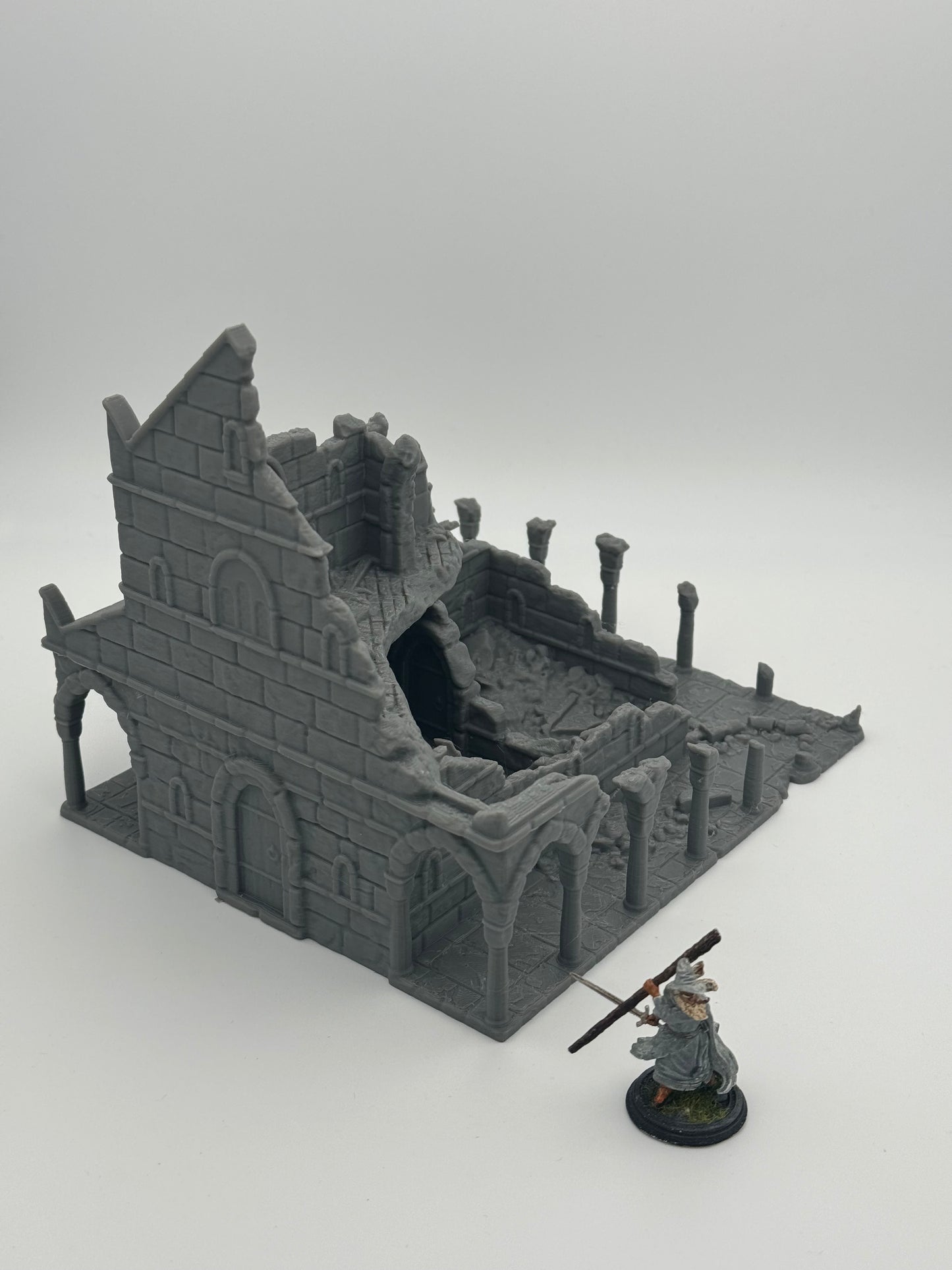 Foto do produto Tabletop 28mm The Printing Goes Ever On (TPGEO) 0: Casa A Ruínas Cidade de Marfim - Edifício Reino de Gonthan - Terreno de Tabletop