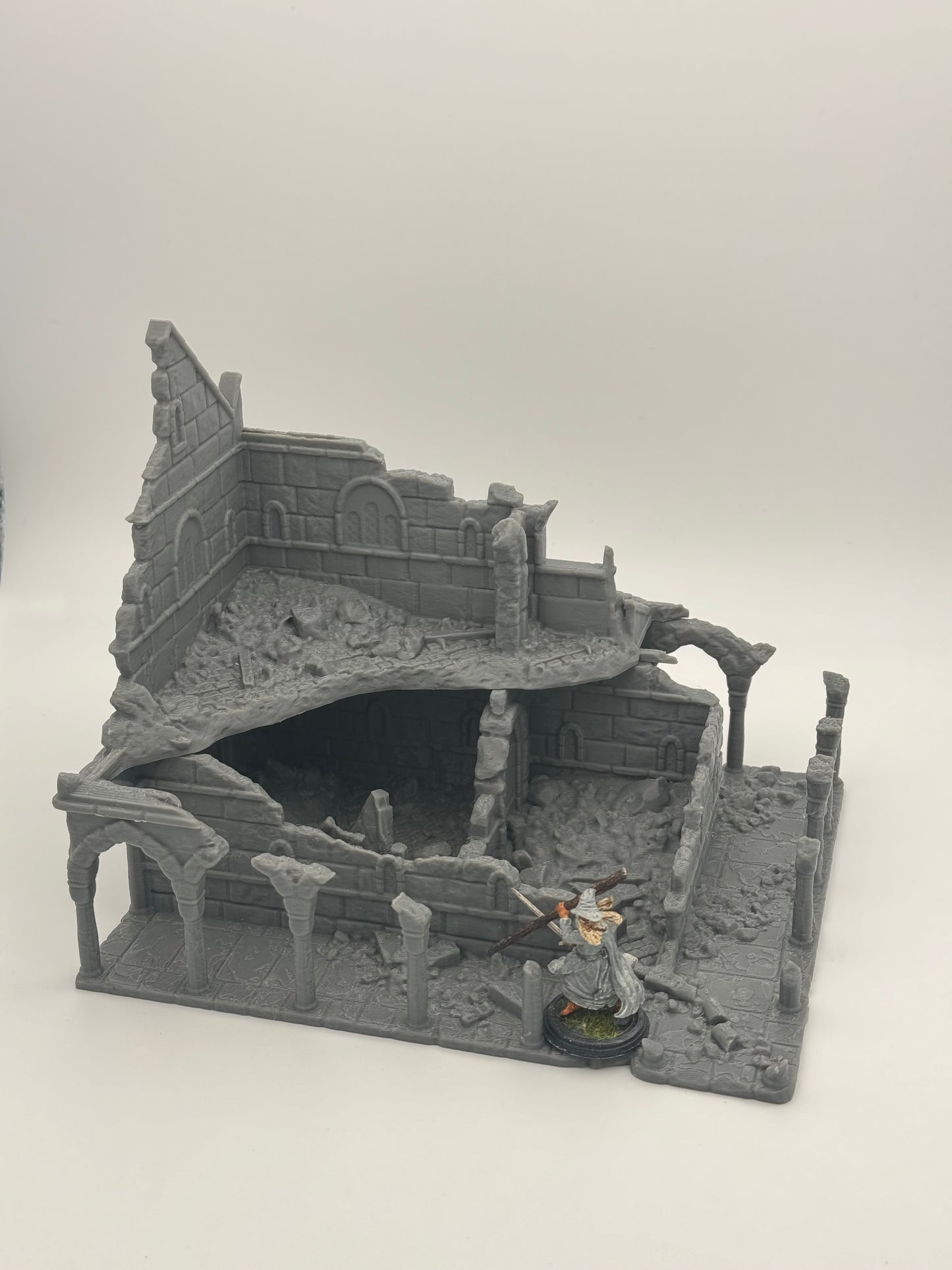 Foto do produto Tabletop 28mm The Printing Goes Ever On (TPGEO) 0: Casa A Ruínas Cidade de Marfim - Edifício Reino de Gonthan - Terreno de Tabletop