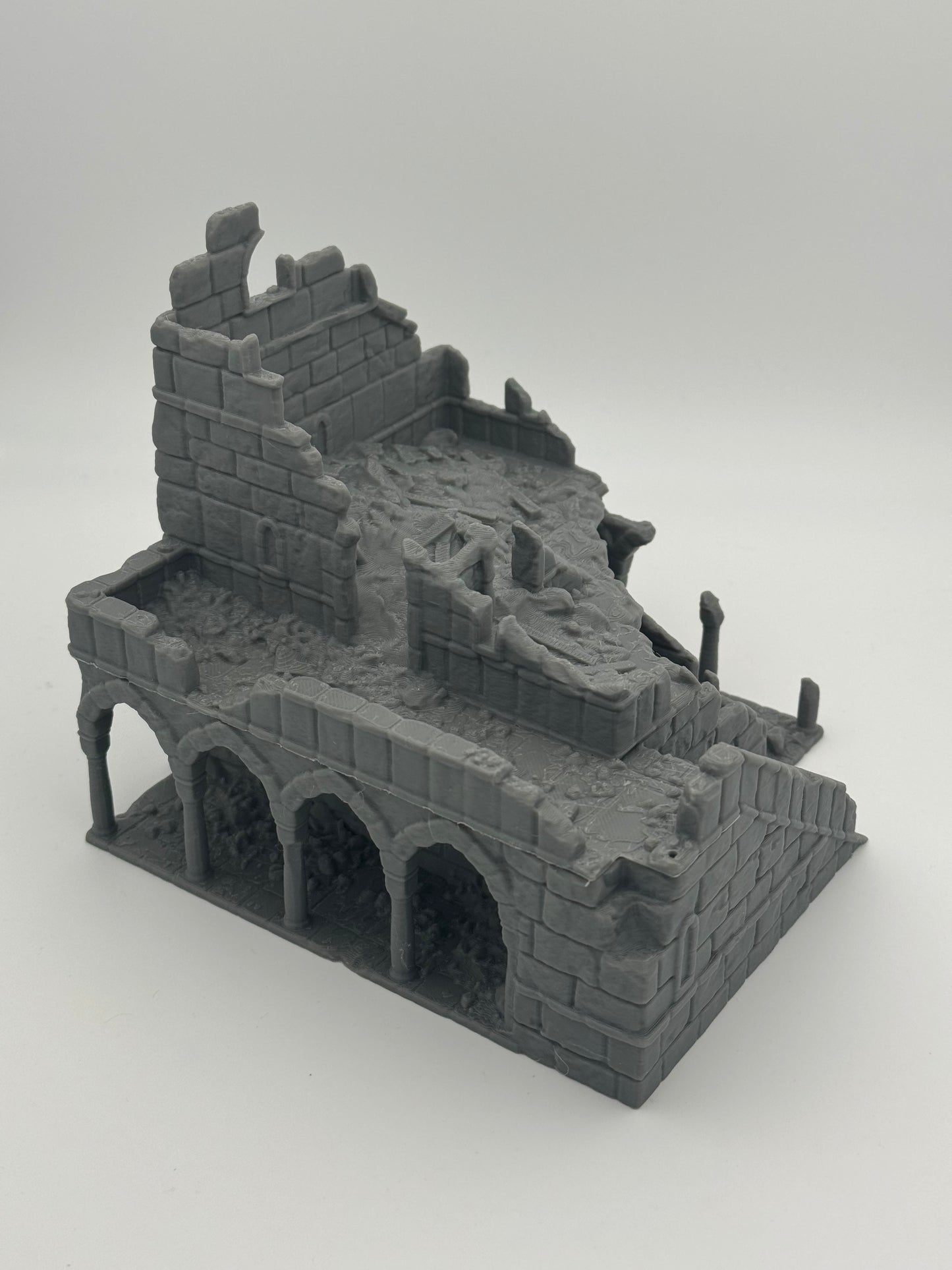 Foto do produto Tabletop 28mm The Printing Goes Ever On (TPGEO) 0: Ruínas da Casa B Cidade de Marfim - Edifício do Reino de Gonthan - Terreno de Tabletop