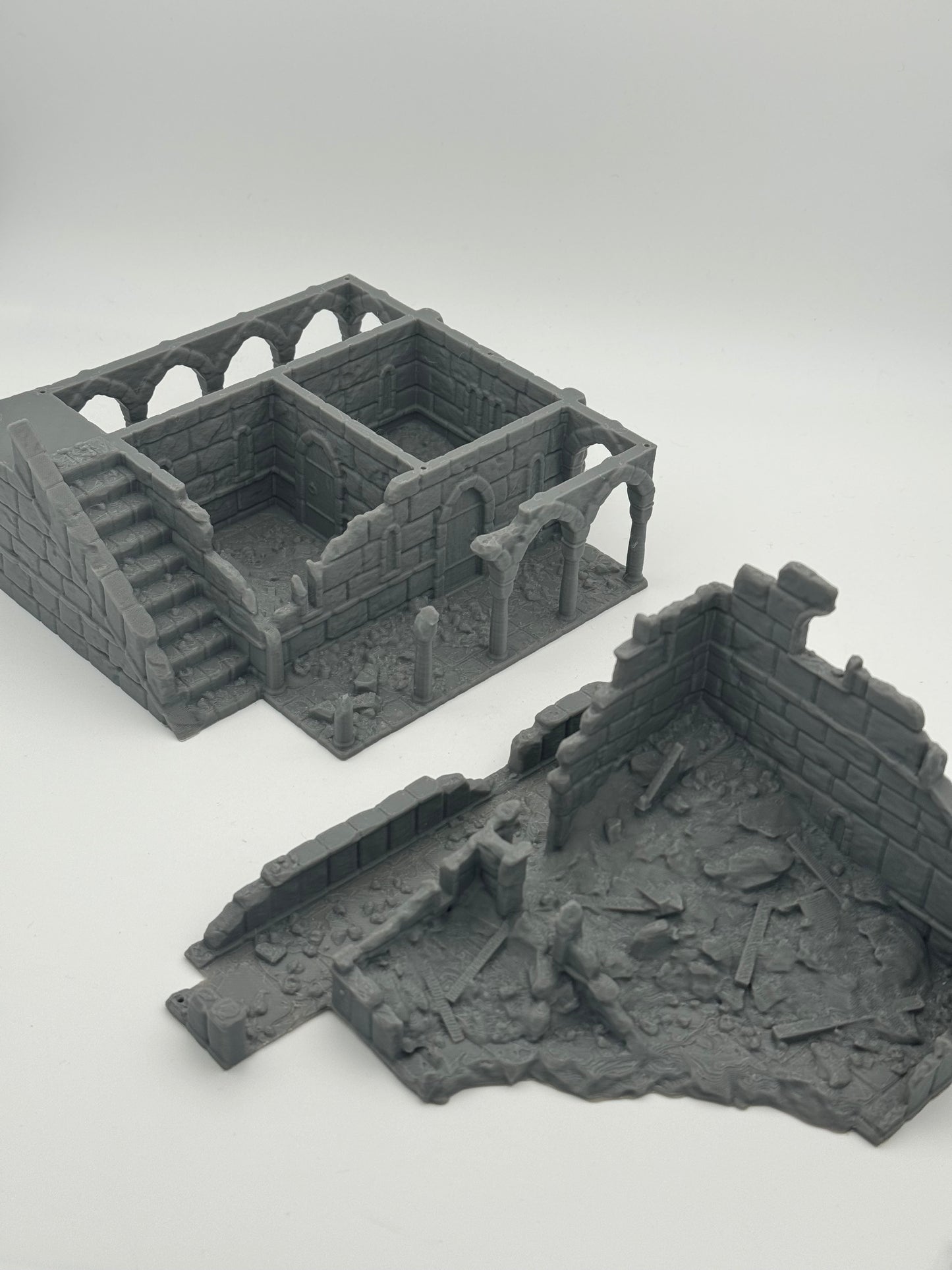 Foto do produto Tabletop 28mm The Printing Goes Ever On (TPGEO) 0: Ruínas da Casa B Cidade de Marfim - Edifício do Reino de Gonthan - Terreno de Tabletop