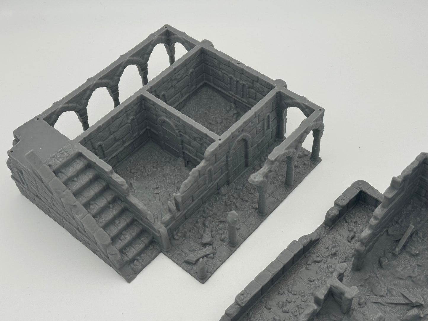 Foto do produto Tabletop 28mm The Printing Goes Ever On (TPGEO) 0: Ruínas da Casa B Cidade de Marfim - Edifício do Reino de Gonthan - Terreno de Tabletop