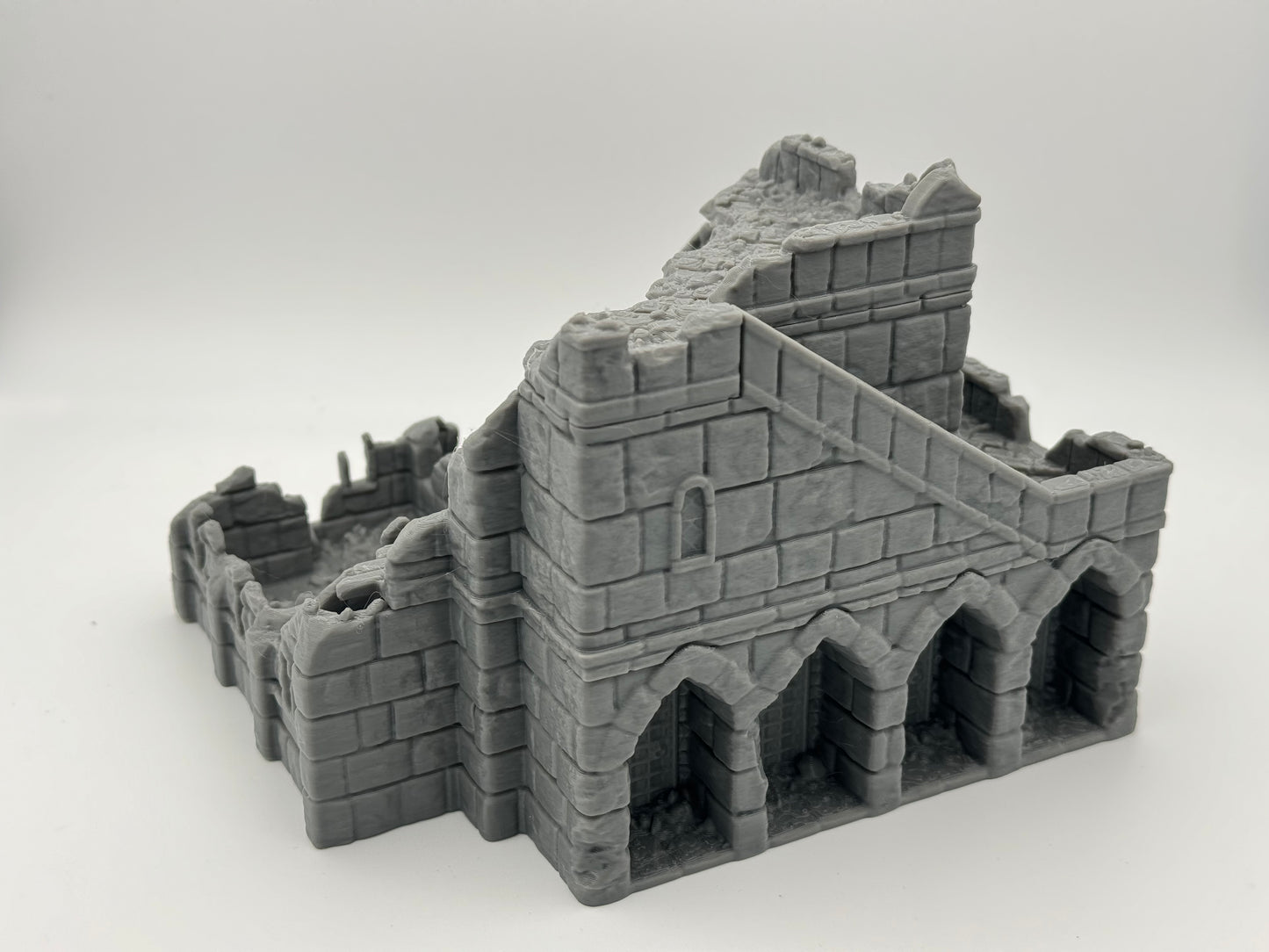 Foto do produto Tabletop 28mm The Printing Goes Ever On (TPGEO) 0: Praça de Comércio Ruínas Cidade de Marfim - Edifício Reino de Gonthan - Salão de Comércio Terreno de Tabletop
