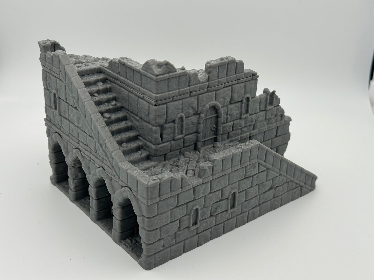 Foto do produto Tabletop 28mm The Printing Goes Ever On (TPGEO) 0: Praça de Comércio Ruínas Cidade de Marfim - Edifício Reino de Gonthan - Salão de Comércio Terreno de Tabletop