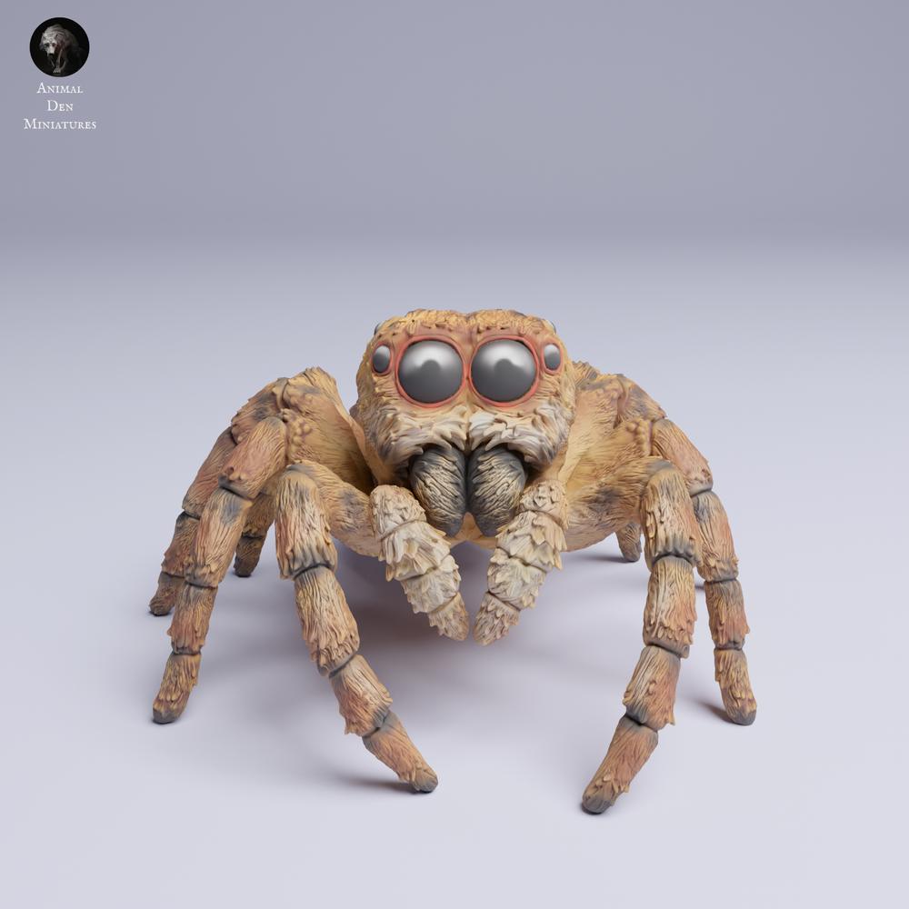 Produktfoto Tierfigur Animal Den Miniatures 3: Spinnen Tierfigur: Goldaugen-Springspinne (25_05_02)