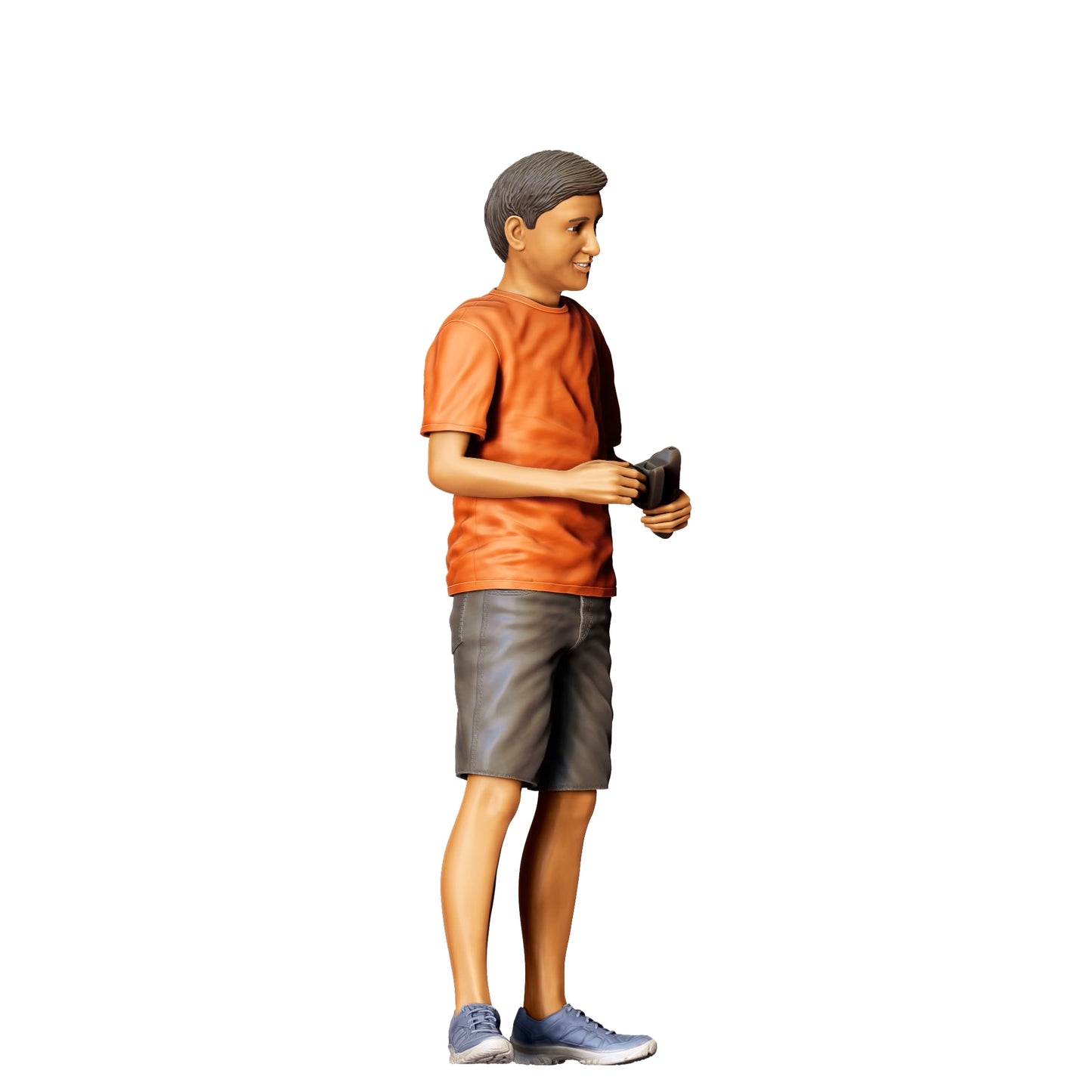 Diorama modelářství produktová fotografie 0: Hrající si dítě s RC autem C (č. ref. 373)