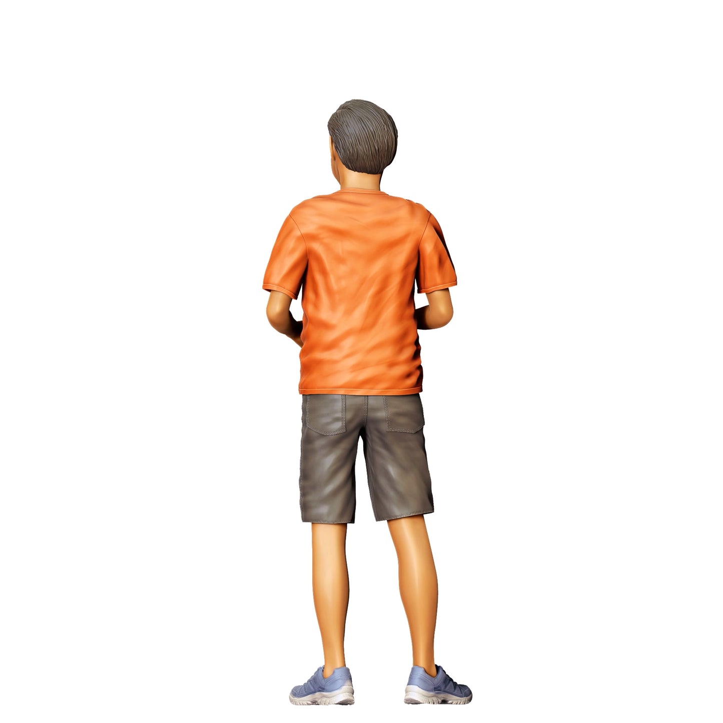 Diorama modelářství produktová fotografie 0: Hrající si dítě s RC autem C (č. ref. 373)