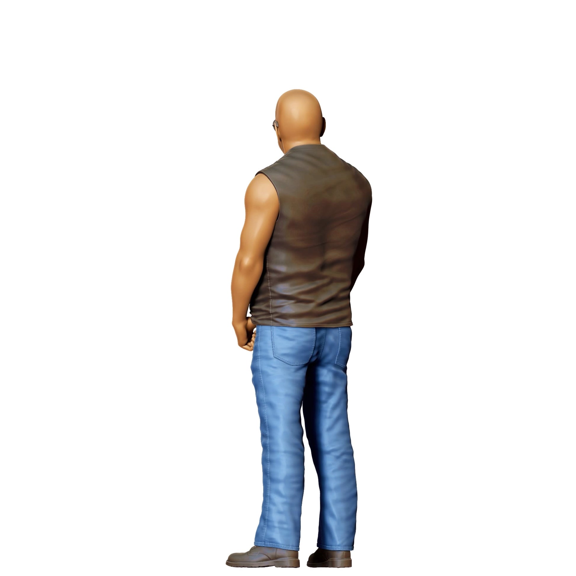 Diorama model building product photo 0: Car tuner - men in the auto workshop 2 (Ref. No. 312)