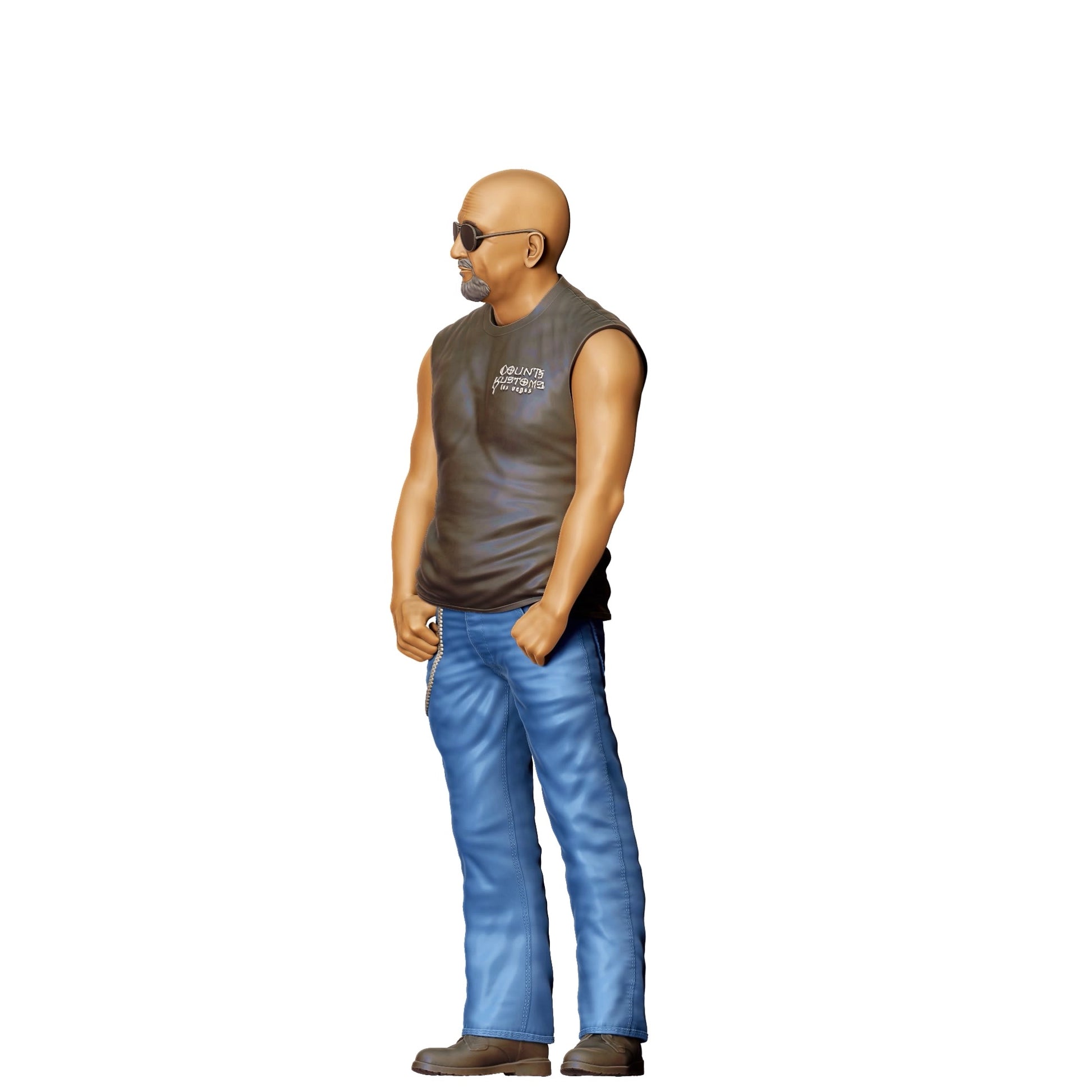 Diorama model building product photo 0: Car tuner - men in the auto workshop 2 (Ref. No. 312)