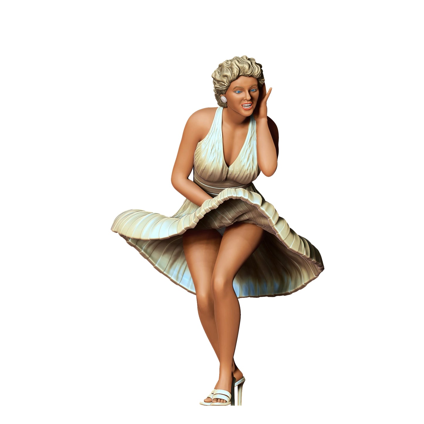 Foto do produto 0: Modelo e ícone de ator - Mulher vintage com vestido