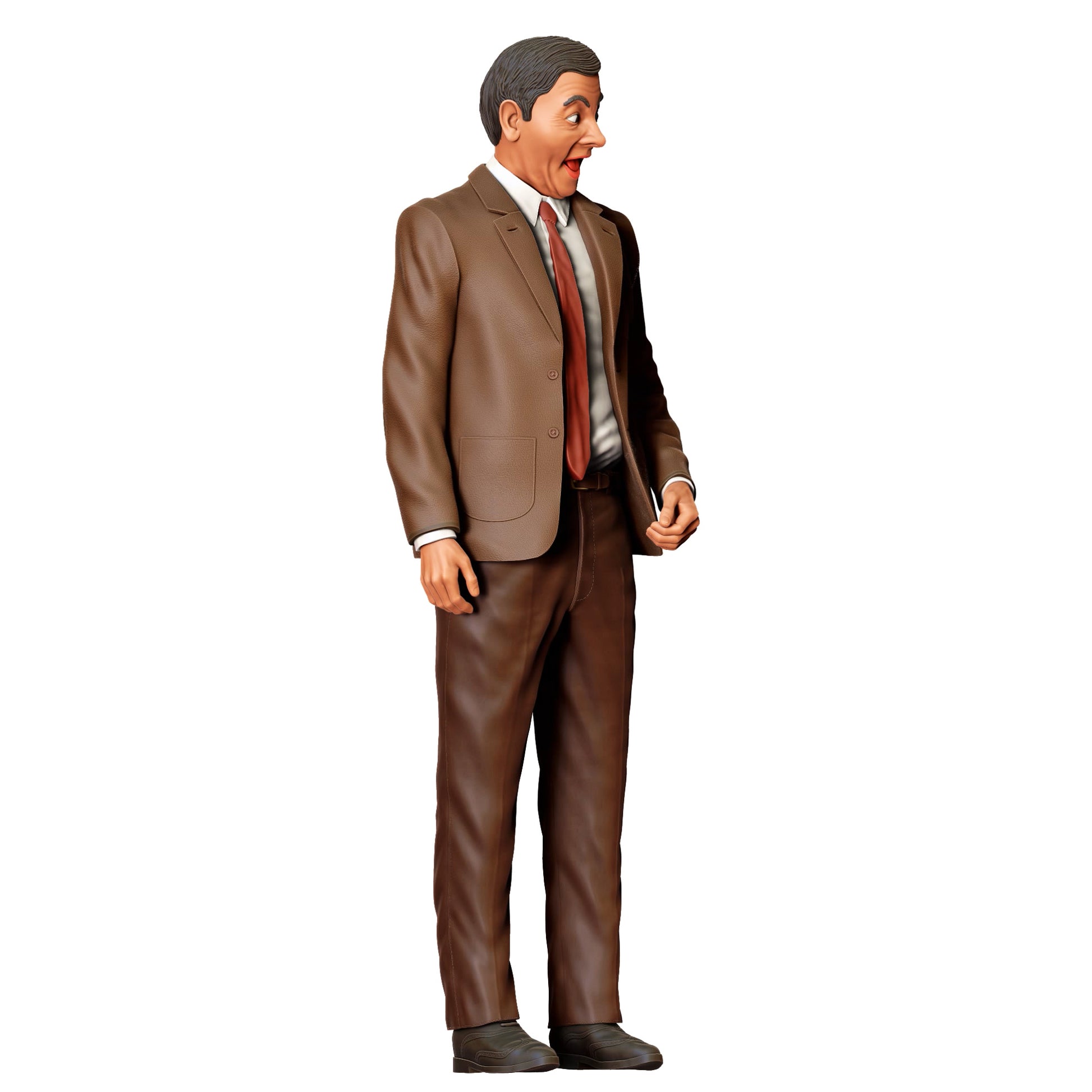 Diorama Modellbau Produktfoto 0: Tollpatschiger Gentleman im Anzug – Figur mit komischem Gesichtsausdruck (Ref. Nr. 417)