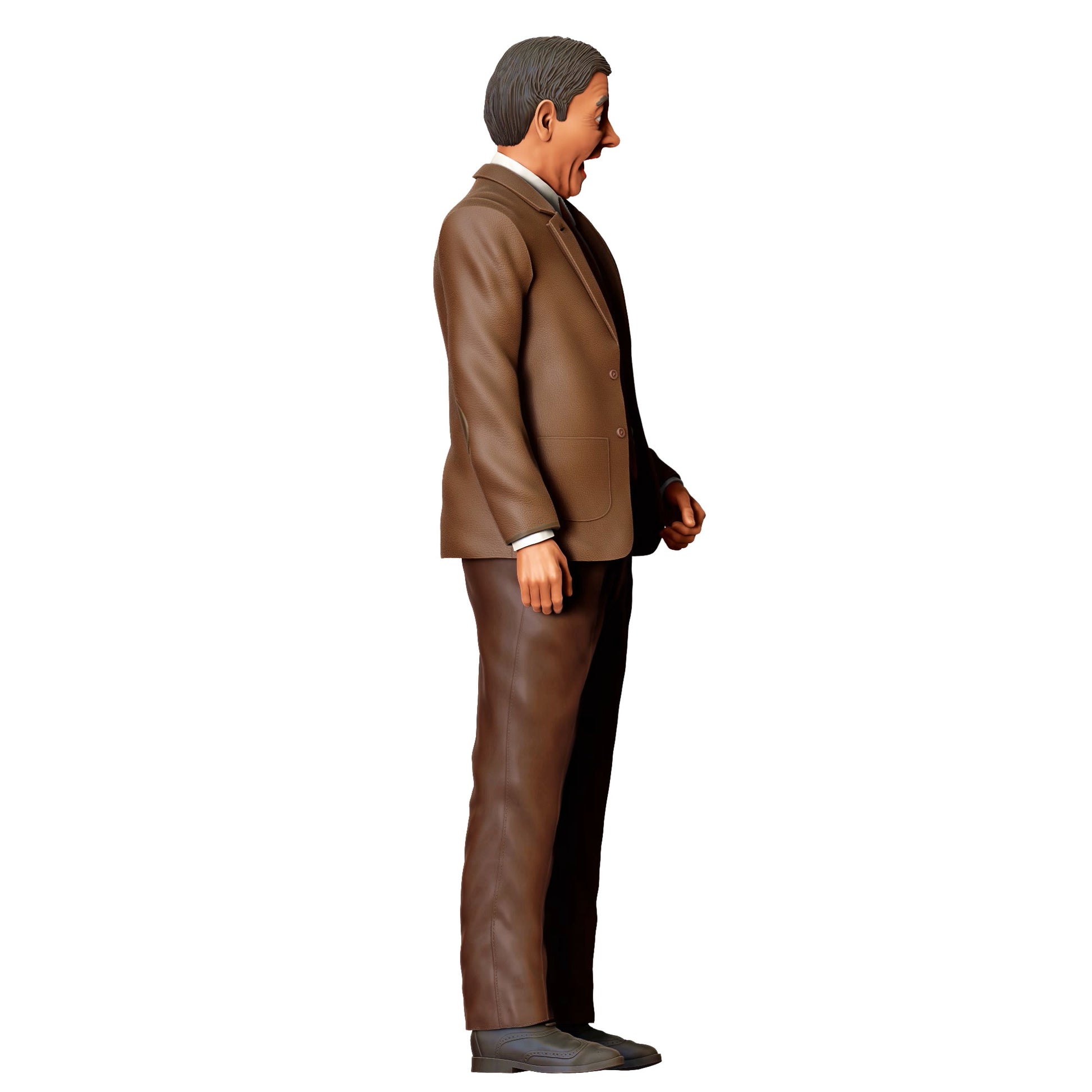 Diorama Modellbau Produktfoto 0: Tollpatschiger Gentleman im Anzug – Figur mit komischem Gesichtsausdruck (Ref. Nr. 417)