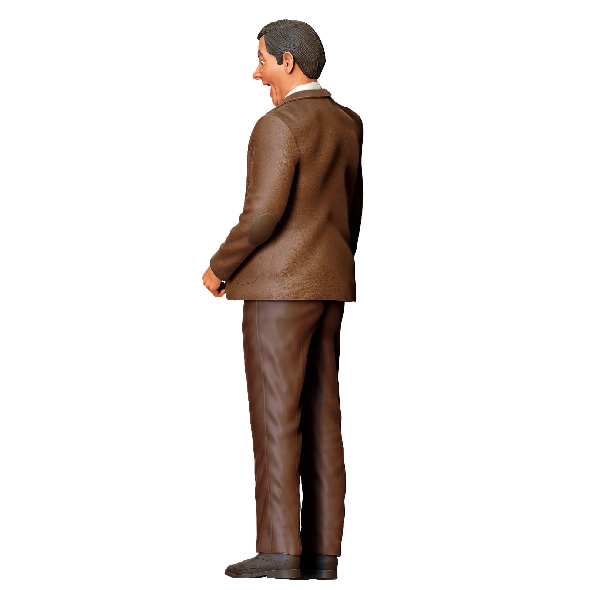 Diorama Modellbau Produktfoto 0: Tollpatschiger Gentleman im Anzug – Figur mit komischem Gesichtsausdruck (Ref. Nr. 417)