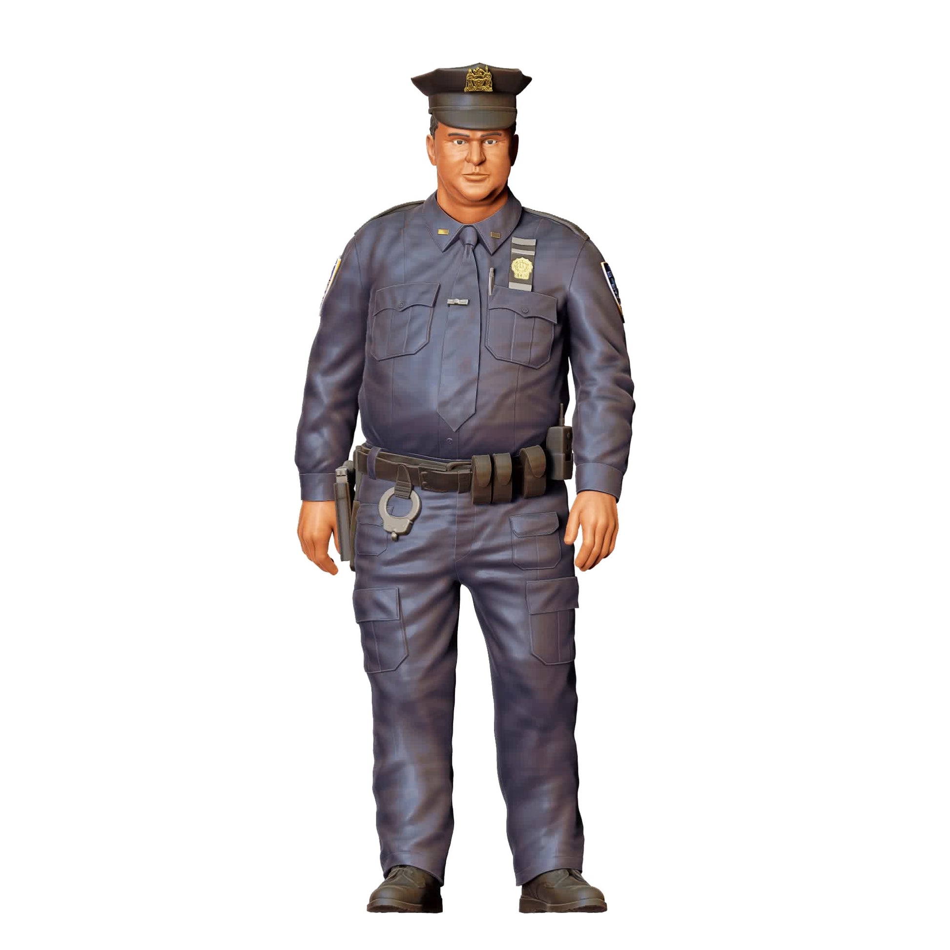 Foto del prodotto diorama modellistico 0: Poliziotto US in sovrappeso A - Polizia (Rif. Nr. 355)