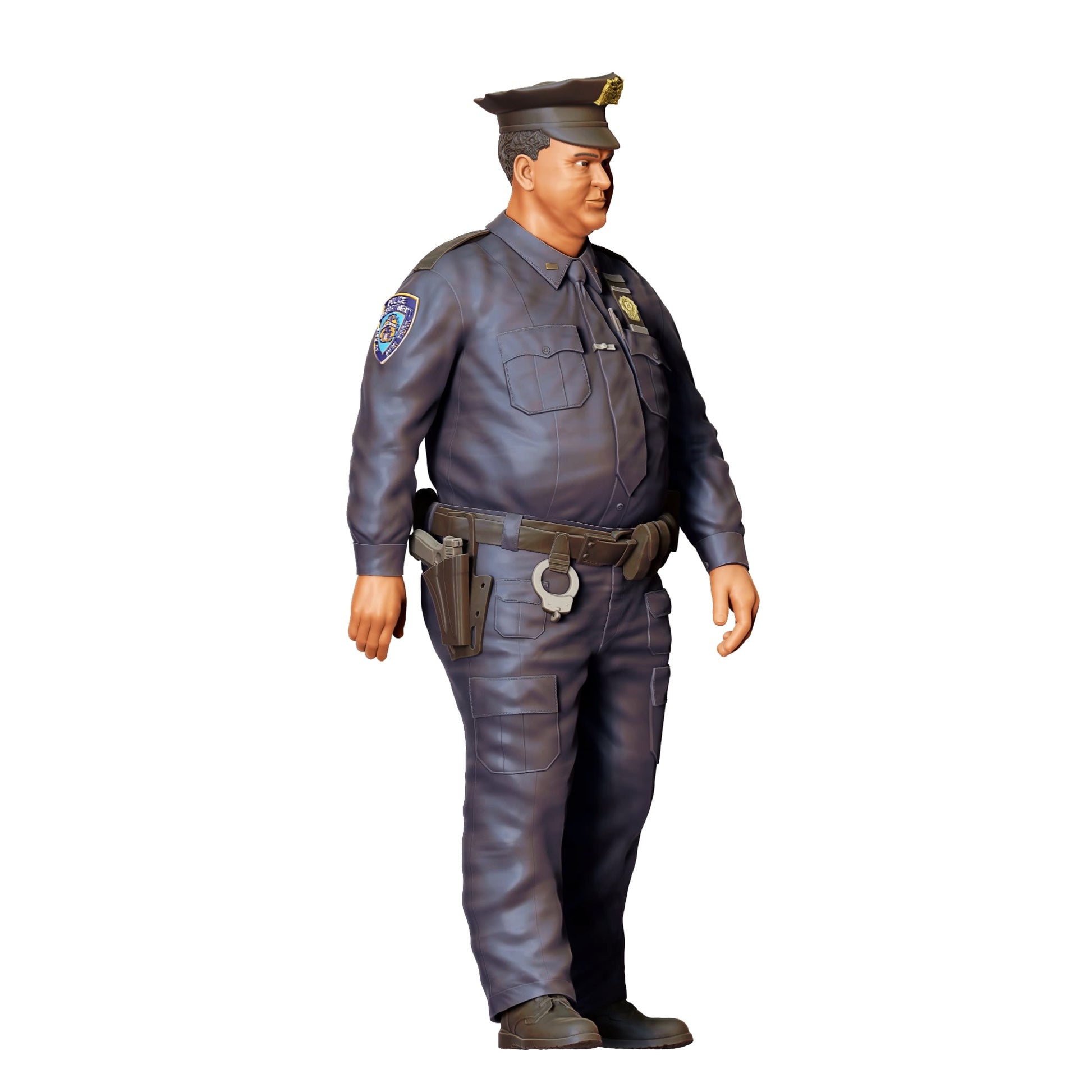 Foto del prodotto diorama modellistico 0: Poliziotto US in sovrappeso A - Polizia (Rif. Nr. 355)
