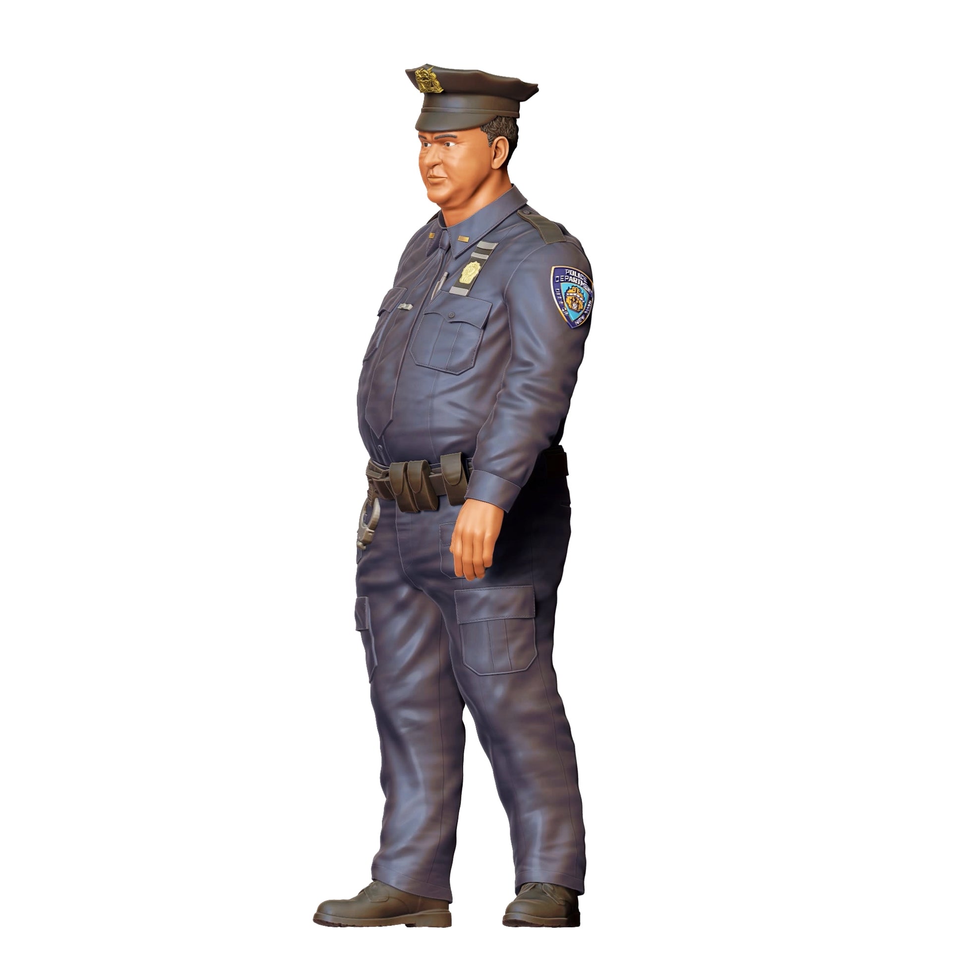 Foto del prodotto diorama modellistico 0: Poliziotto US in sovrappeso A - Polizia (Rif. Nr. 355)
