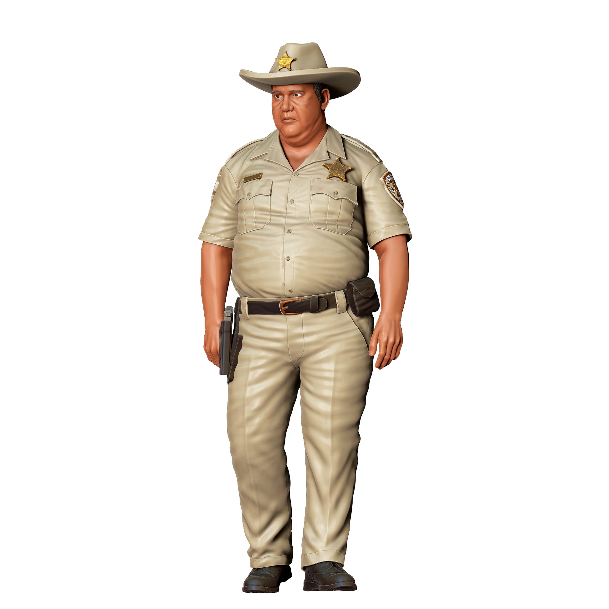 Diorama Model Building Product Photo 0: Fat US Cop B - Police (Ref. No. 356)