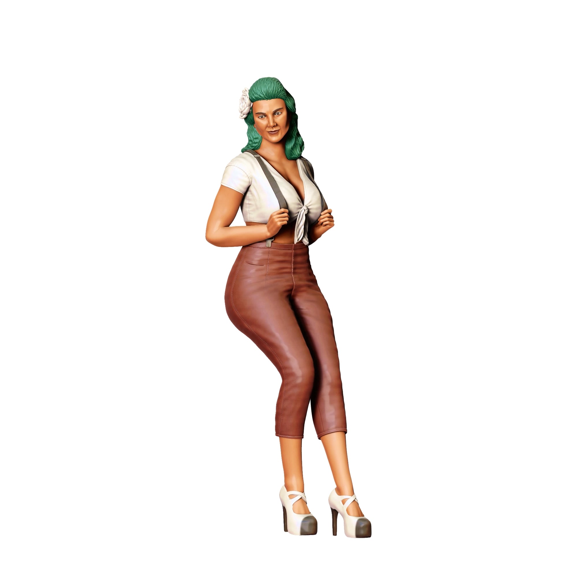 Diorama modelarski zdjęcie produktu 0: PinUp Girl B - Urocza dama w stylu retro (Nr ref. 383)