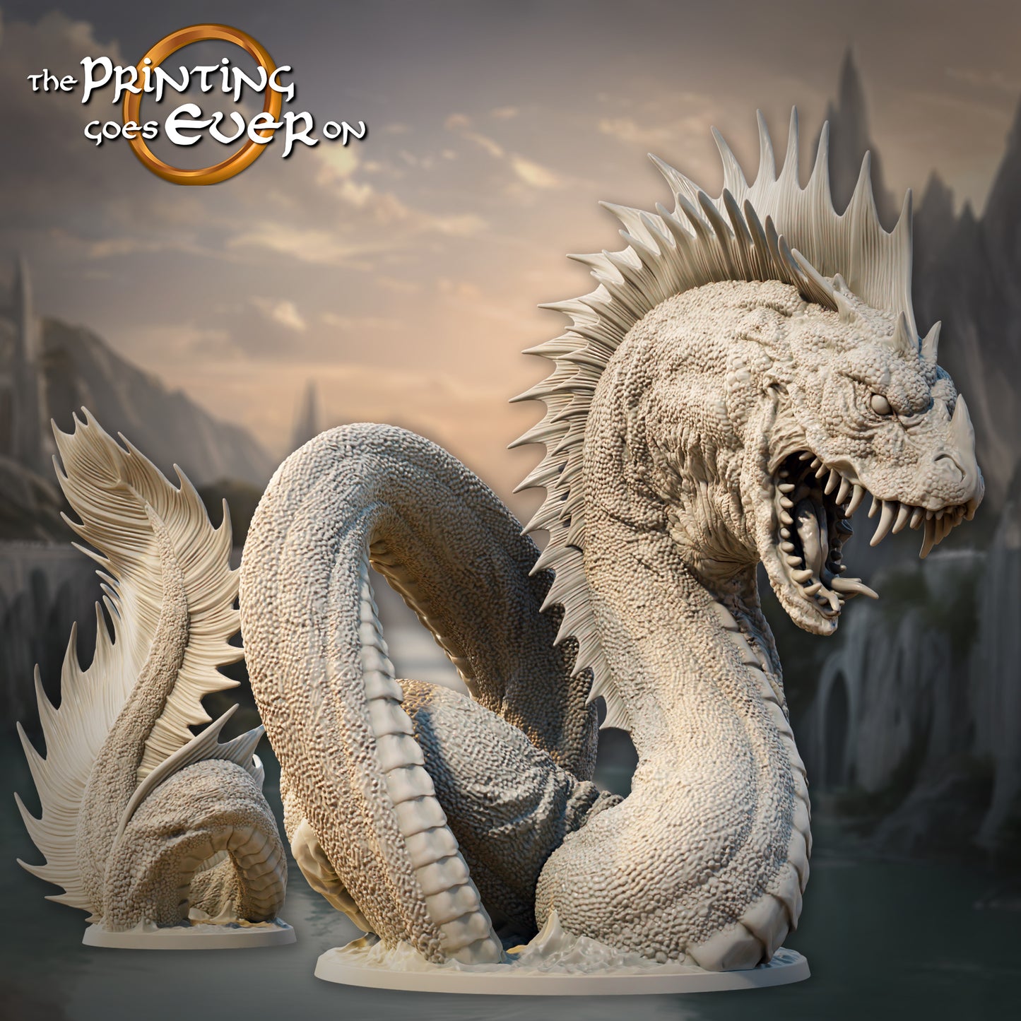 Foto do produto Tabletop 28mm The Printing Goes Ever On (TPGEO) 0: Gigantesca Batalha Marinha - Monstro das Profundezas - Monstro do Mar