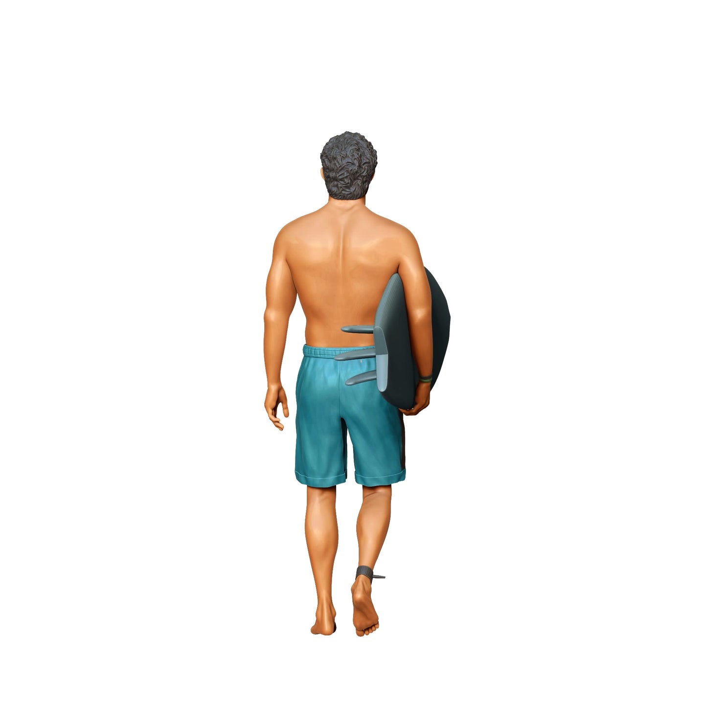 Foto do produto Diorama e Modelismo Miniatura Figura: Wellenreiter: Surfista com prancha na praia