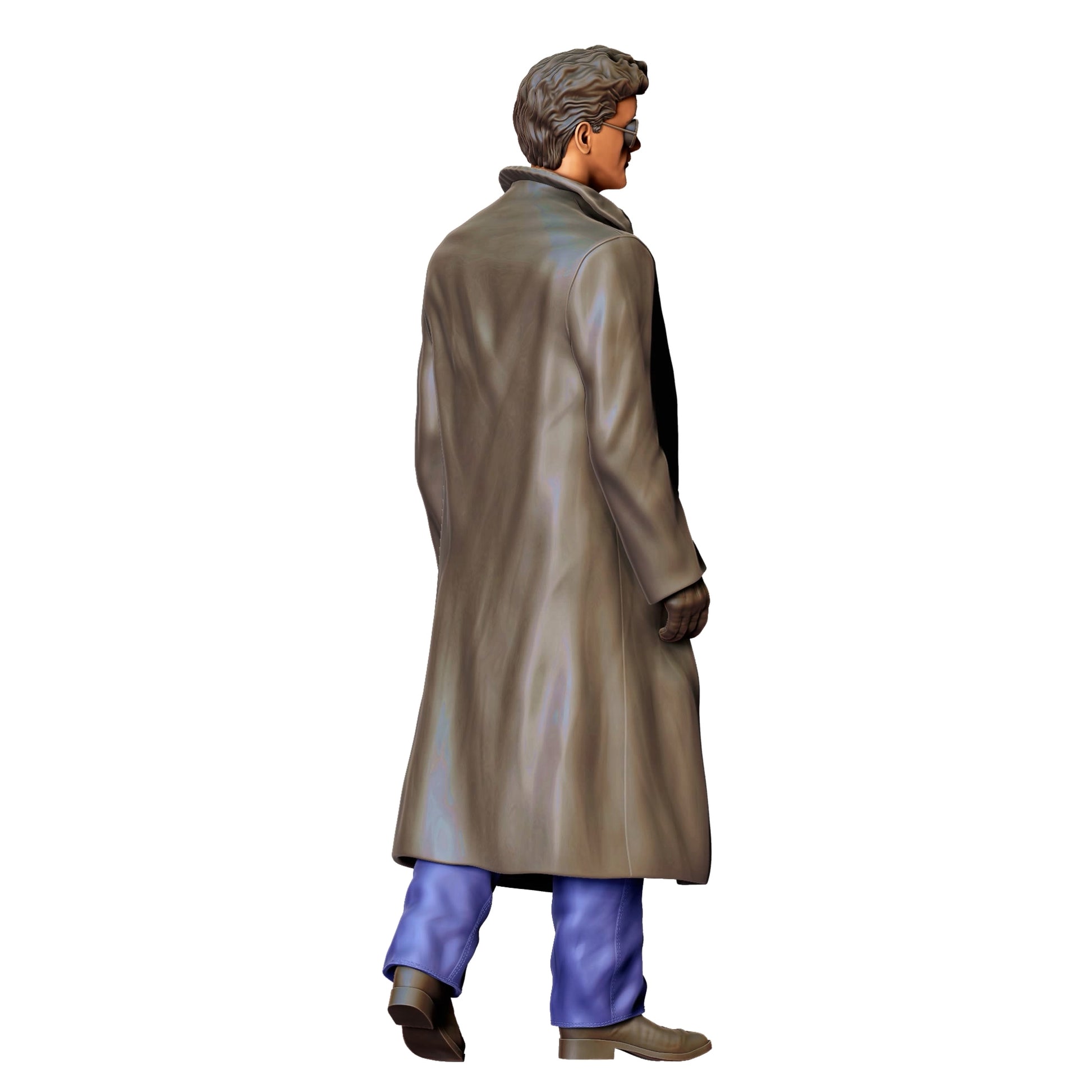 Product photo 0: Man in leather jacket and sunglasses: Police officer