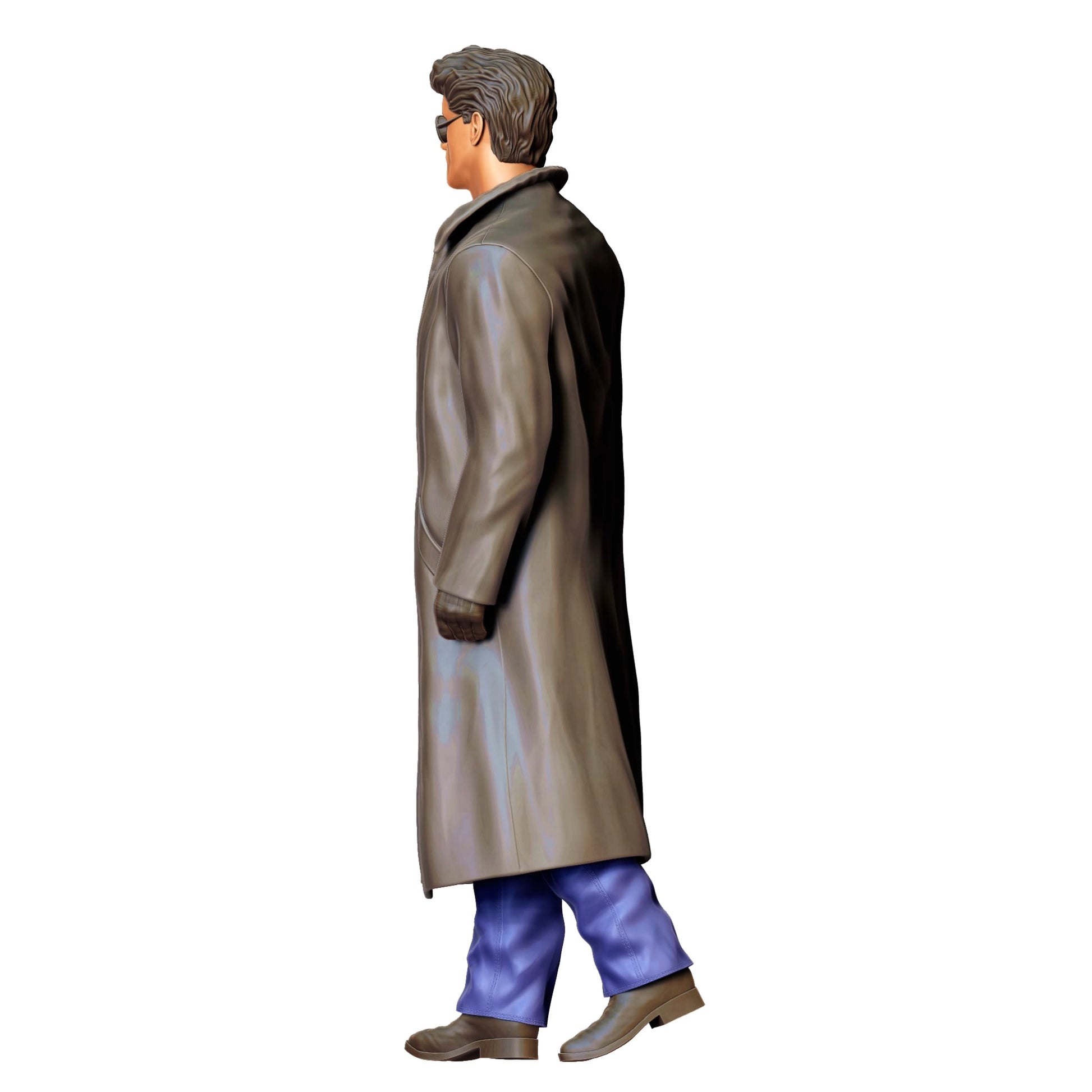 Product photo 0: Man in leather jacket and sunglasses: Police officer