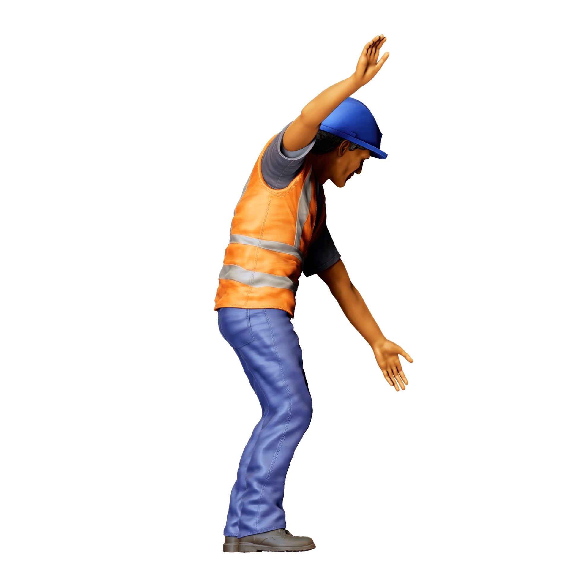 Diorama Model Building Product Photo 0: Worker on the Track - Railway Worker/Construction Worker E (Ref. No. 391)