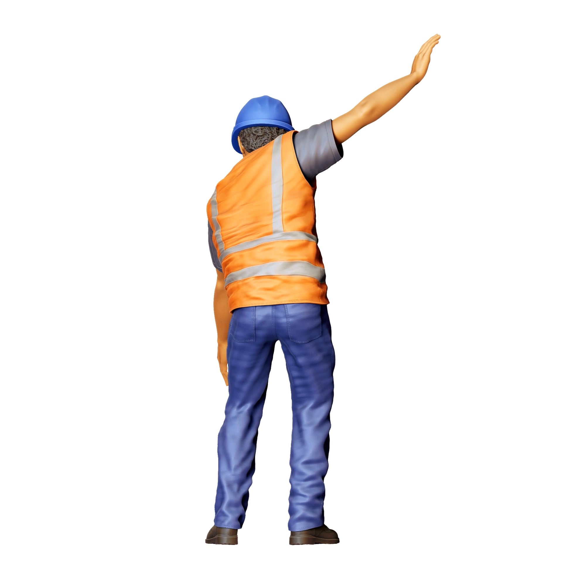 Diorama Model Building Product Photo 0: Worker on the Track - Railway Worker/Construction Worker E (Ref. No. 391)
