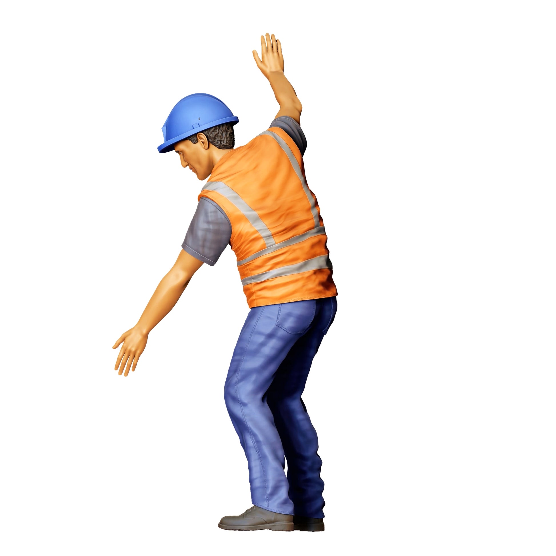 Diorama Model Building Product Photo 0: Worker on the Track - Railway Worker/Construction Worker E (Ref. No. 391)