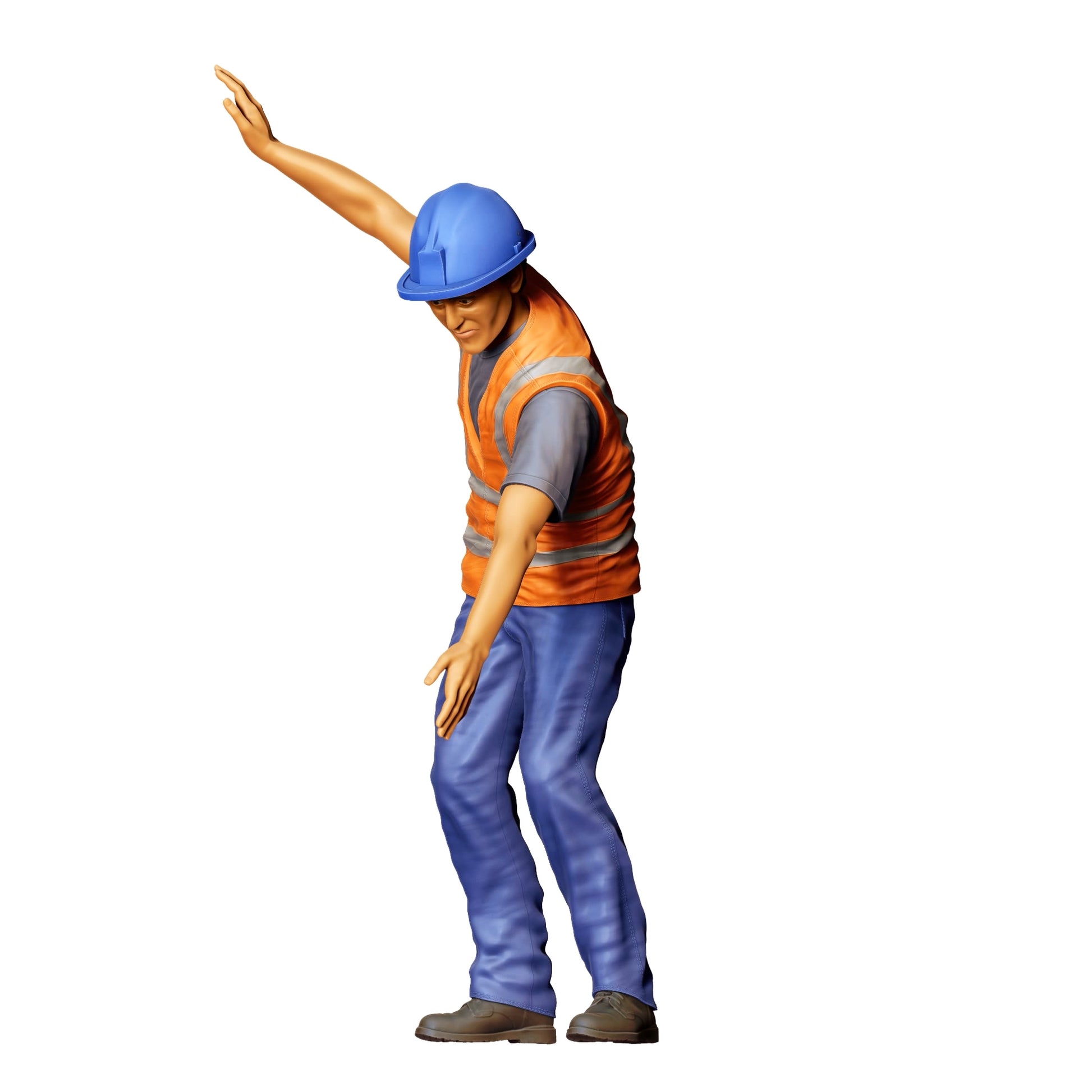 Diorama Model Building Product Photo 0: Worker on the Track - Railway Worker/Construction Worker E (Ref. No. 391)