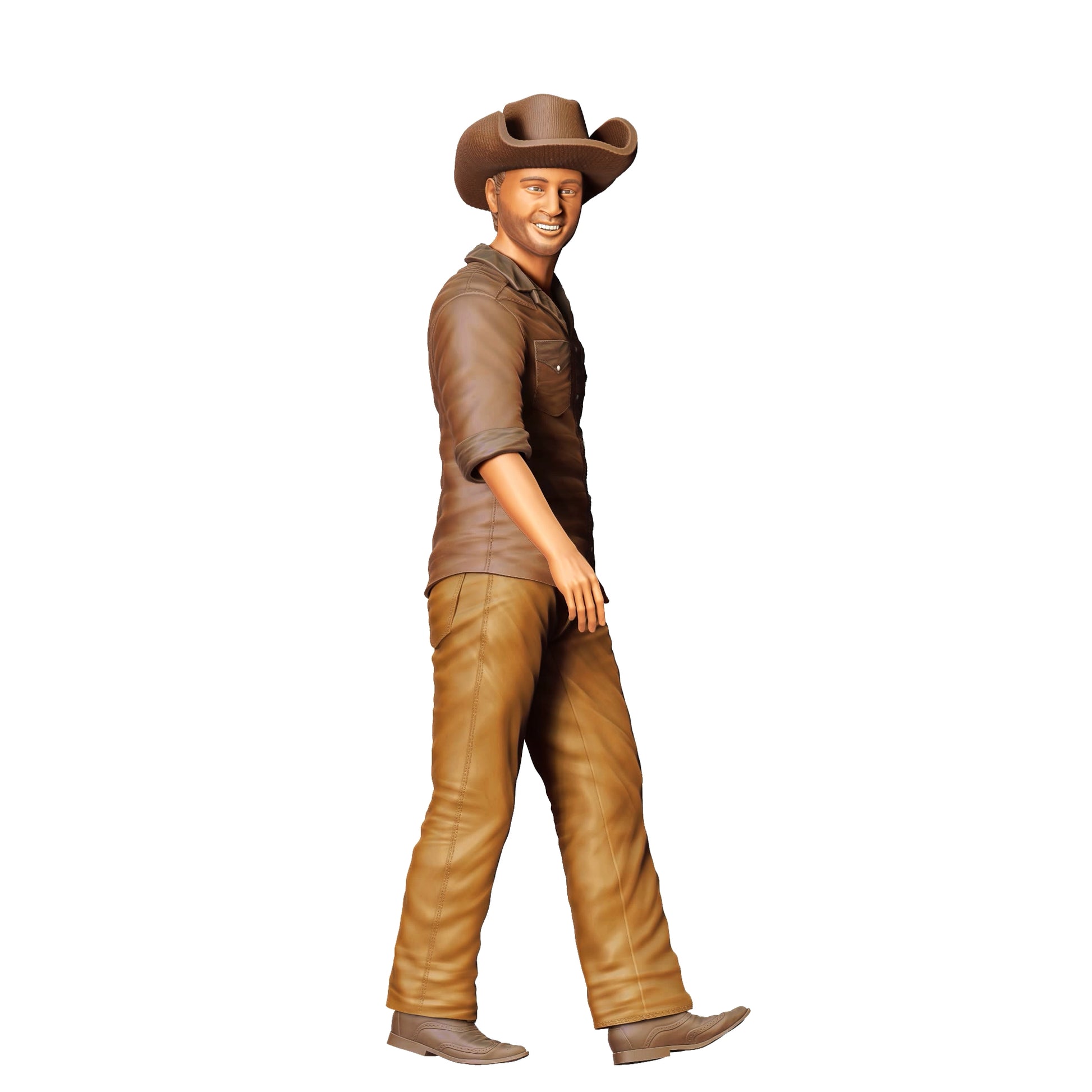 Produktfoto  0: Cowboy: Junger Mann mit Cowboy Hut und Hemd