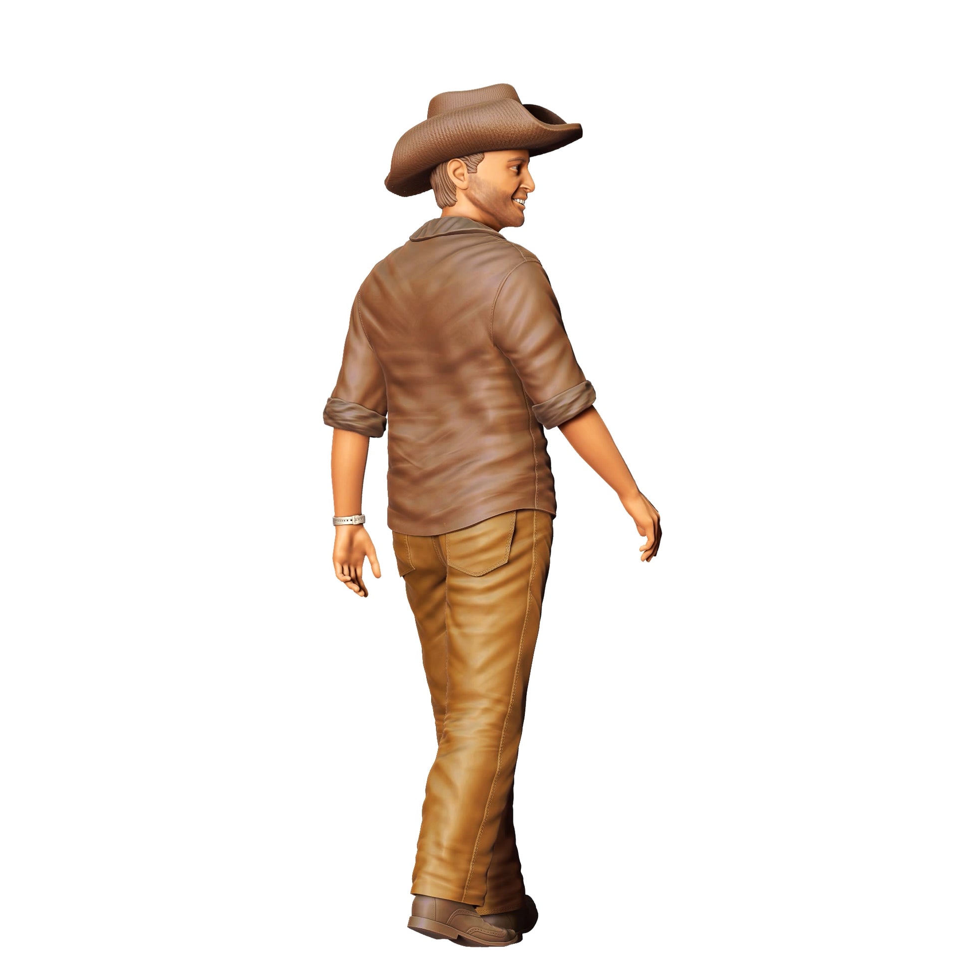 Produktfoto  0: Cowboy: Junger Mann mit Cowboy Hut und Hemd