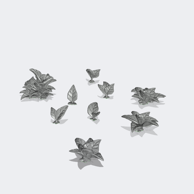 Produktfoto Miniatur Möbel, Einrichtung Diorama und Modellbau  0: Pflanzen und Gewächse: 9 Bodendecker