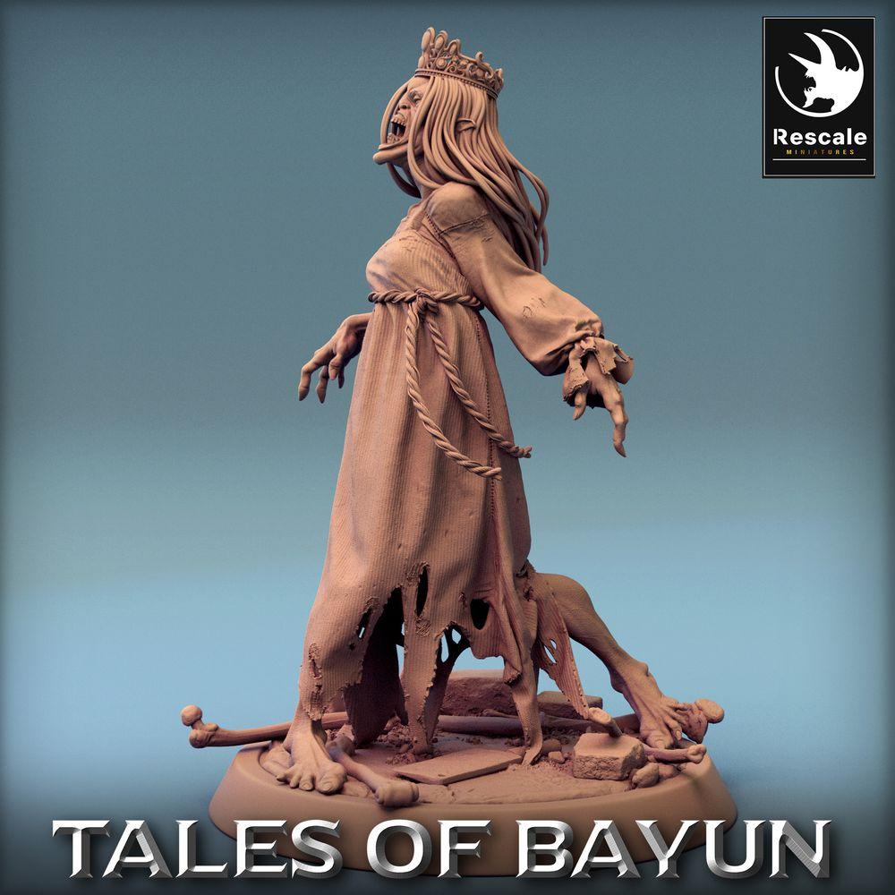 Produktový obrázek Tabletop 28mm Lord of the Print (LotP) 0: Tabletop miniatura: Kikimora Banshee - Nemrtvá princezna, královna duchů, hrobová čarodějnice, boss figura (24_01_F5)
